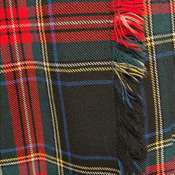 Women’s Vintage Highland Queen 100% Wool Black Stewart Tartan Kilt Size 10 - Picture 6 of 6